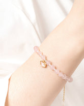 Peach Blossom Pink Crystal Bracelet - CHINASQUAD