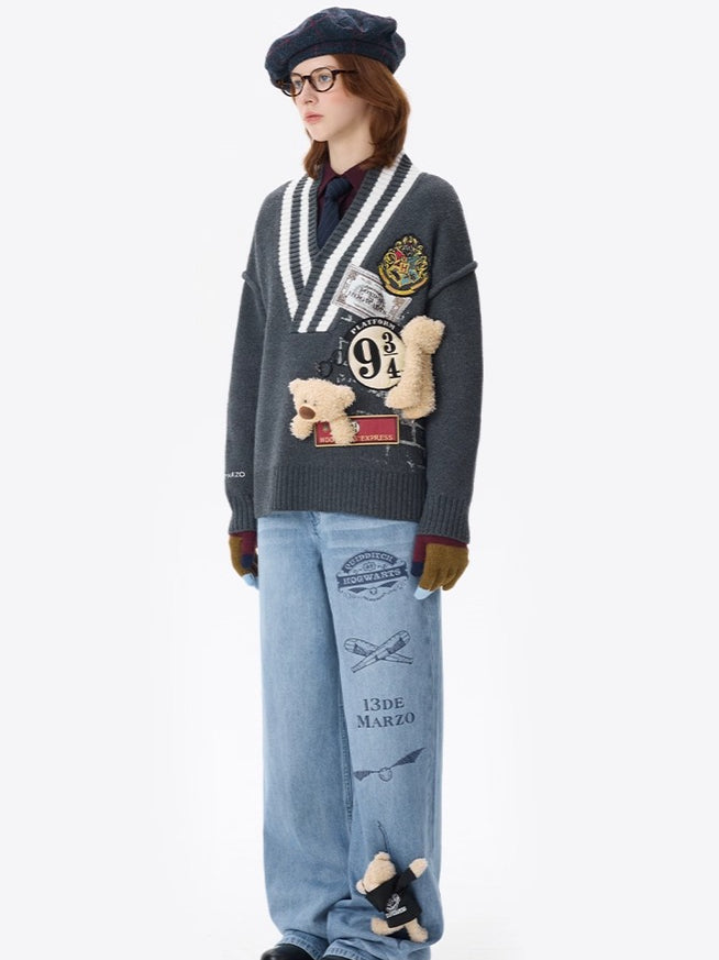 Platform 9¾ V-Neck Sweater