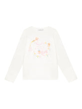 Crew Neck Dog Print Long-Sleeve Tee - CHINASQUAD