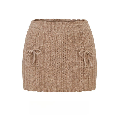 Little Deer Wool Cloud Knit Sweater &amp; Skirt/Shorts Set