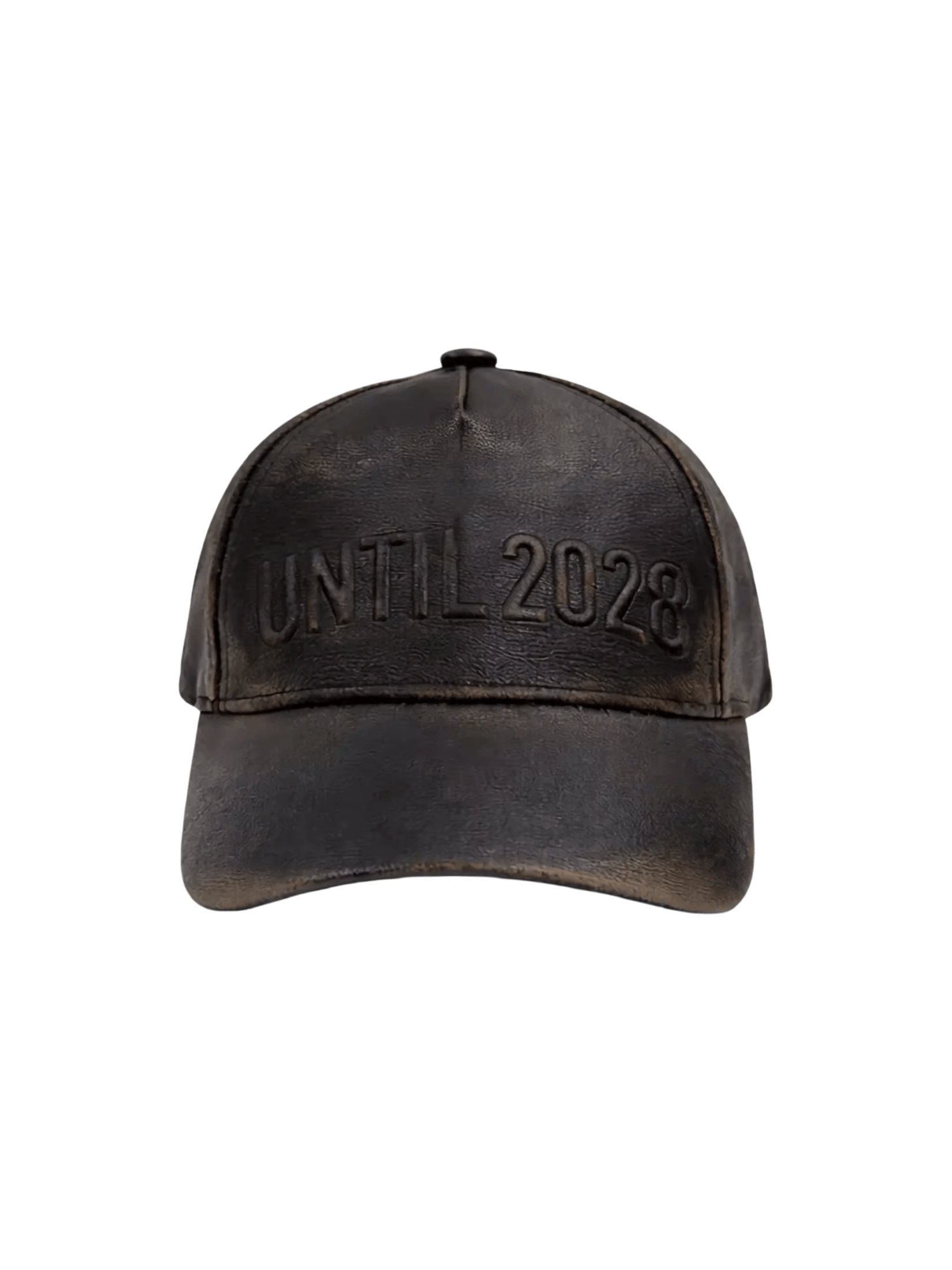 Hand-Dyed Punk Leather Cap