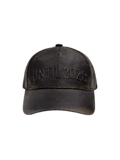 Hand-Dyed Punk Leather Cap