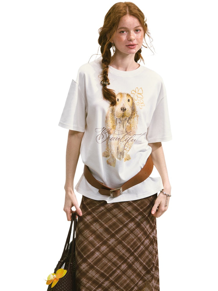 Sloppy Puppy Oversized Sleeve T-shirt