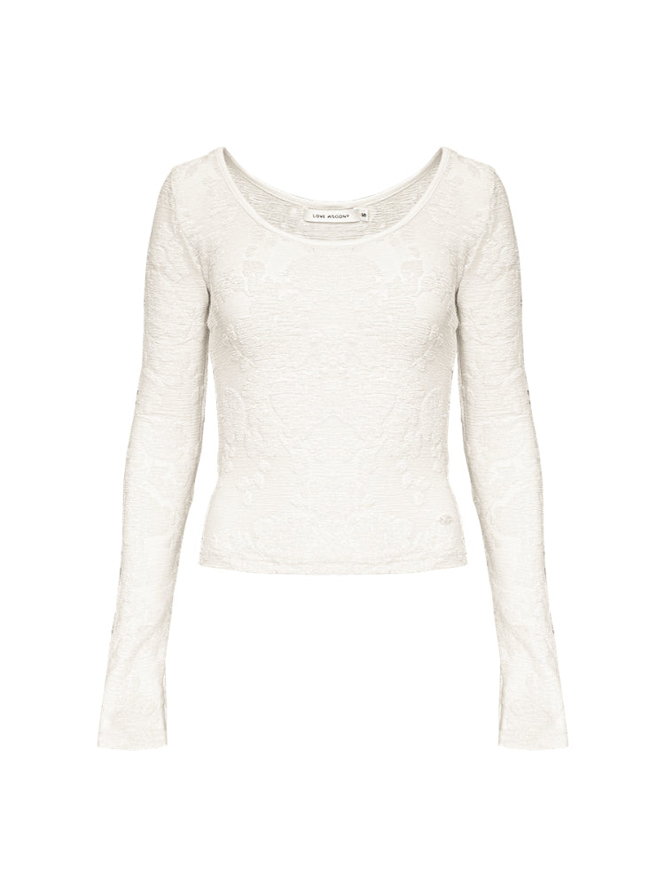 White Long-Sleeve Base Layer T-Shirt