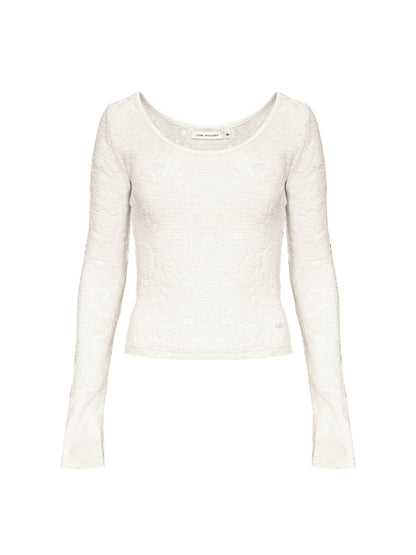 White Long-Sleeve Base Layer T-Shirt