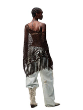 Hollow Out One-Piece Fringed Knit Shrug - CHINASQUAD