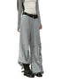 Color-blocked Raw-edge Wide-leg Pants - CHINASQUAD