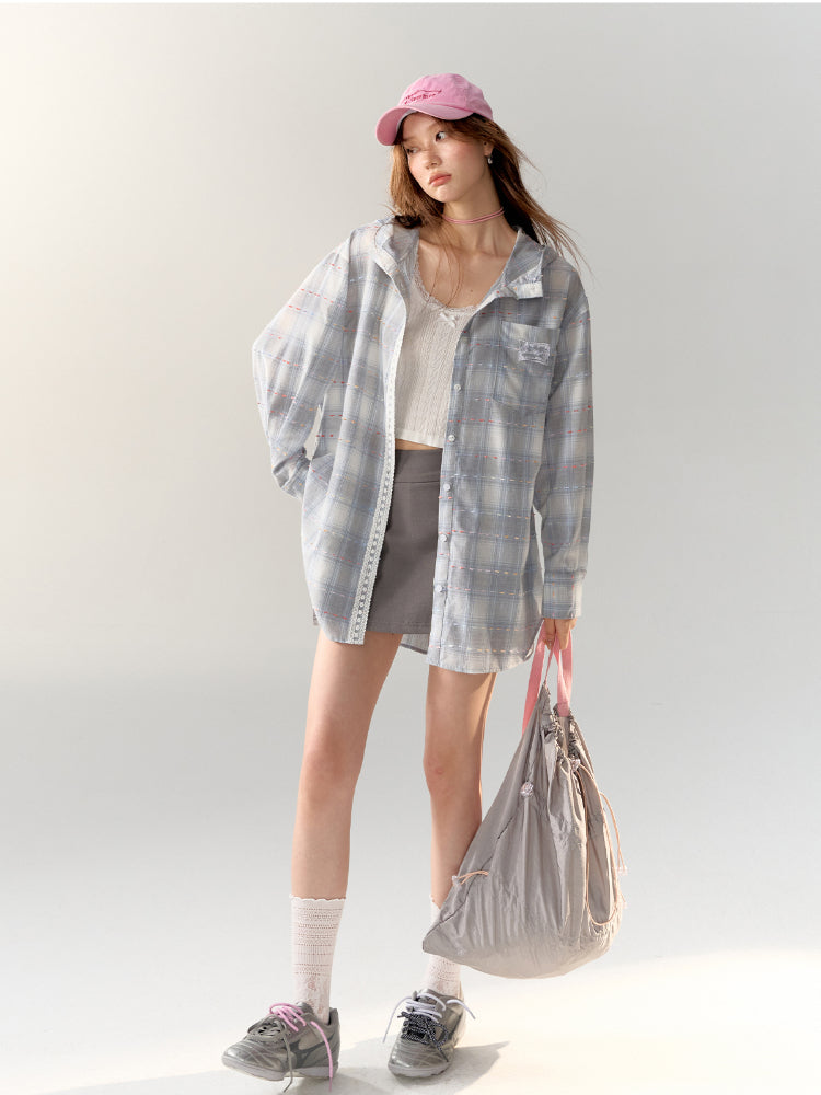 Lace Ruffle Bow Sling Vest
