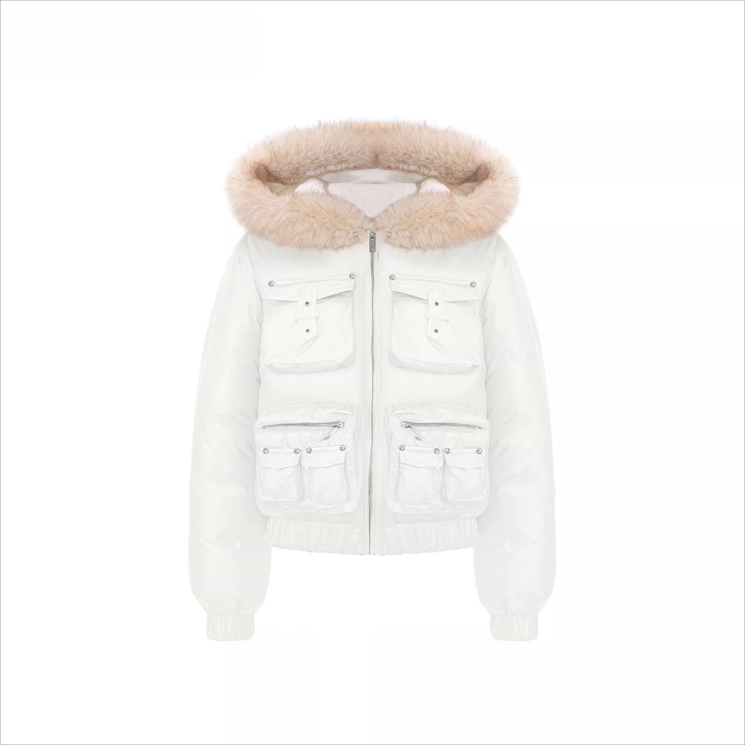 Structured Pocket Down Jacket