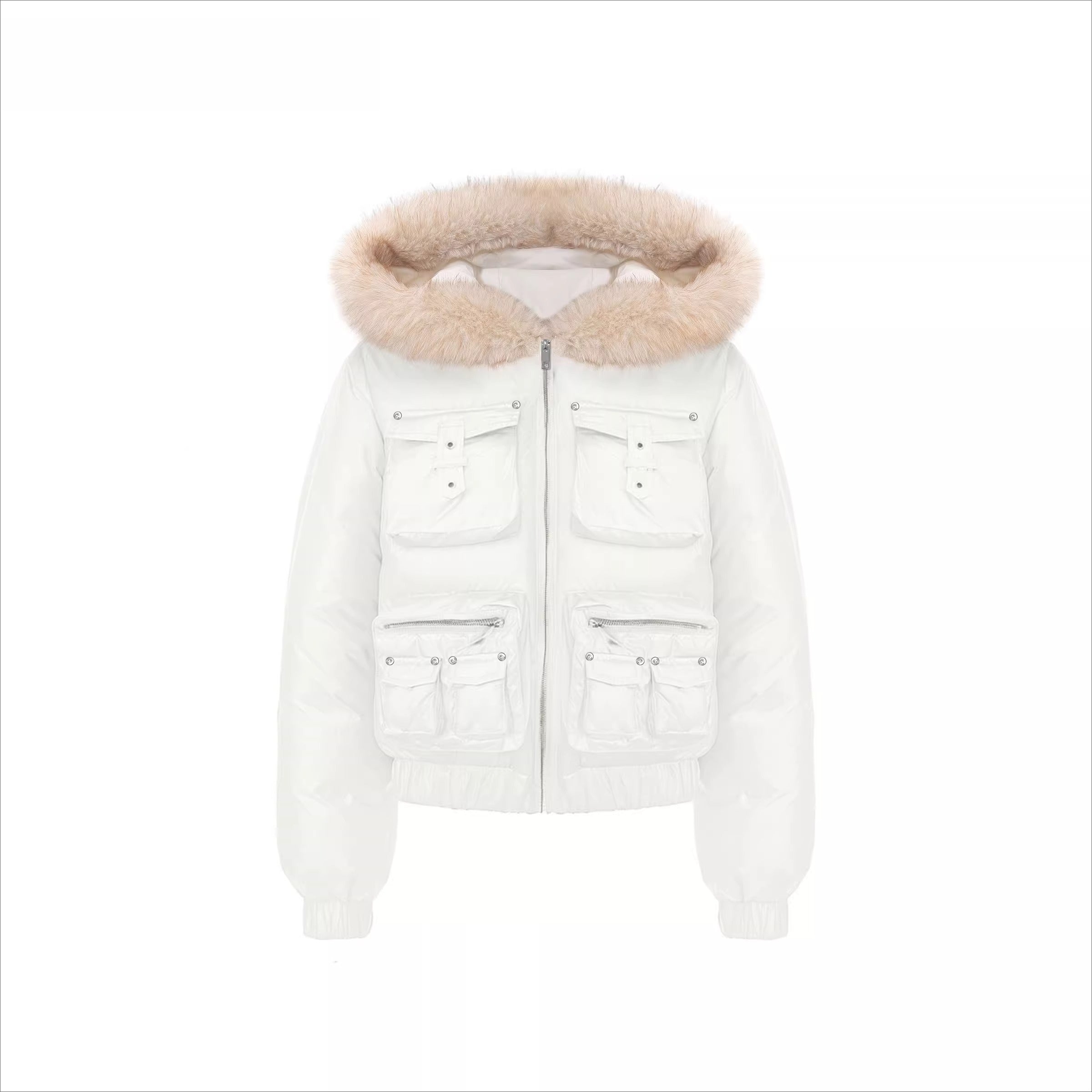 Structured Pocket Down Jacket