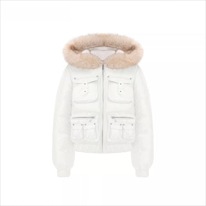 Structured Pocket Down Jacket