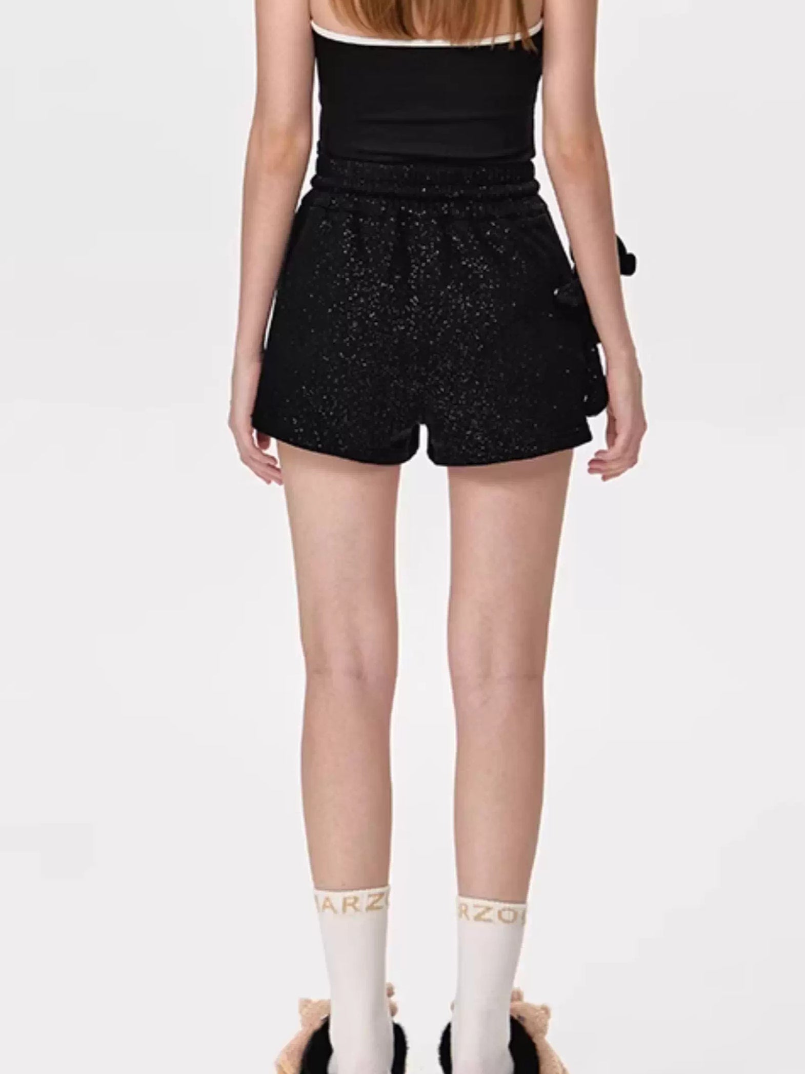 Plush Glow Doll Slide Sandals