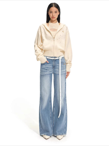 Proportion Straight-Leg Denim Pants