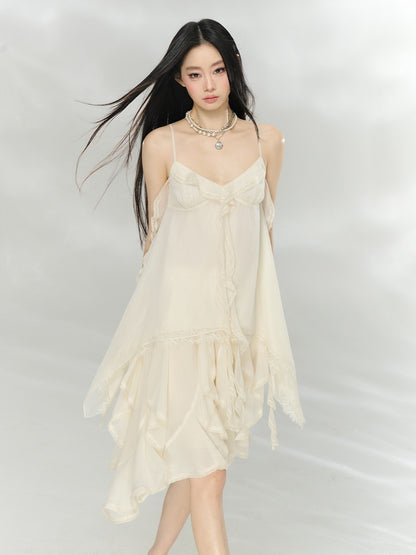 Chiffon Camisole and Skirt Two-Piece Set