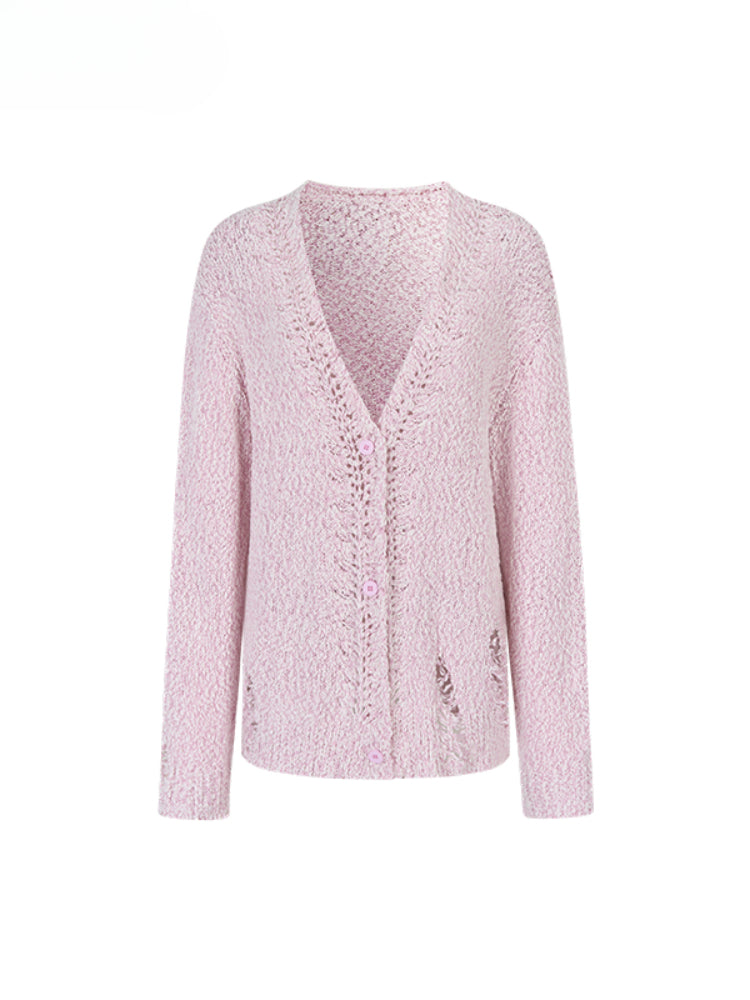 Loose Ripped Cardigan - CHINASQUAD