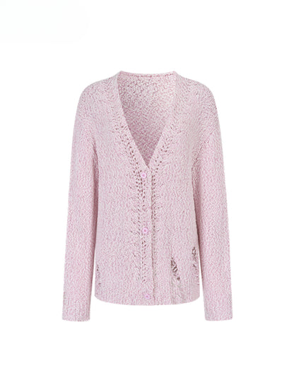 Loose Ripped Cardigan - CHINASQUAD