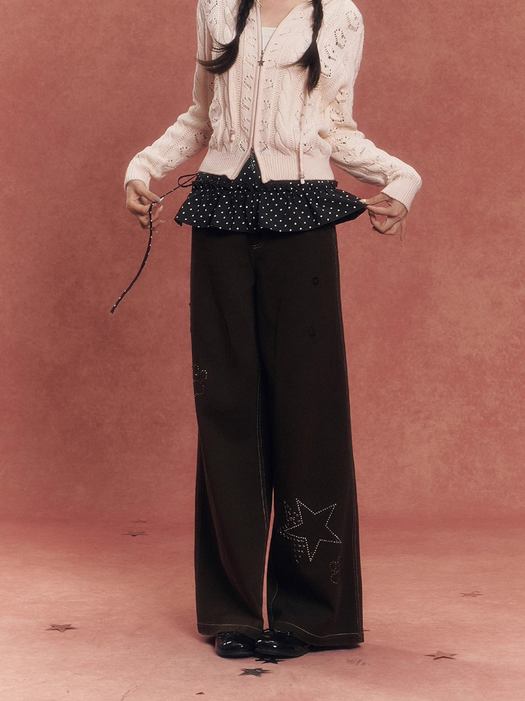 Vintage Washed Straight-Leg Denim Jeans