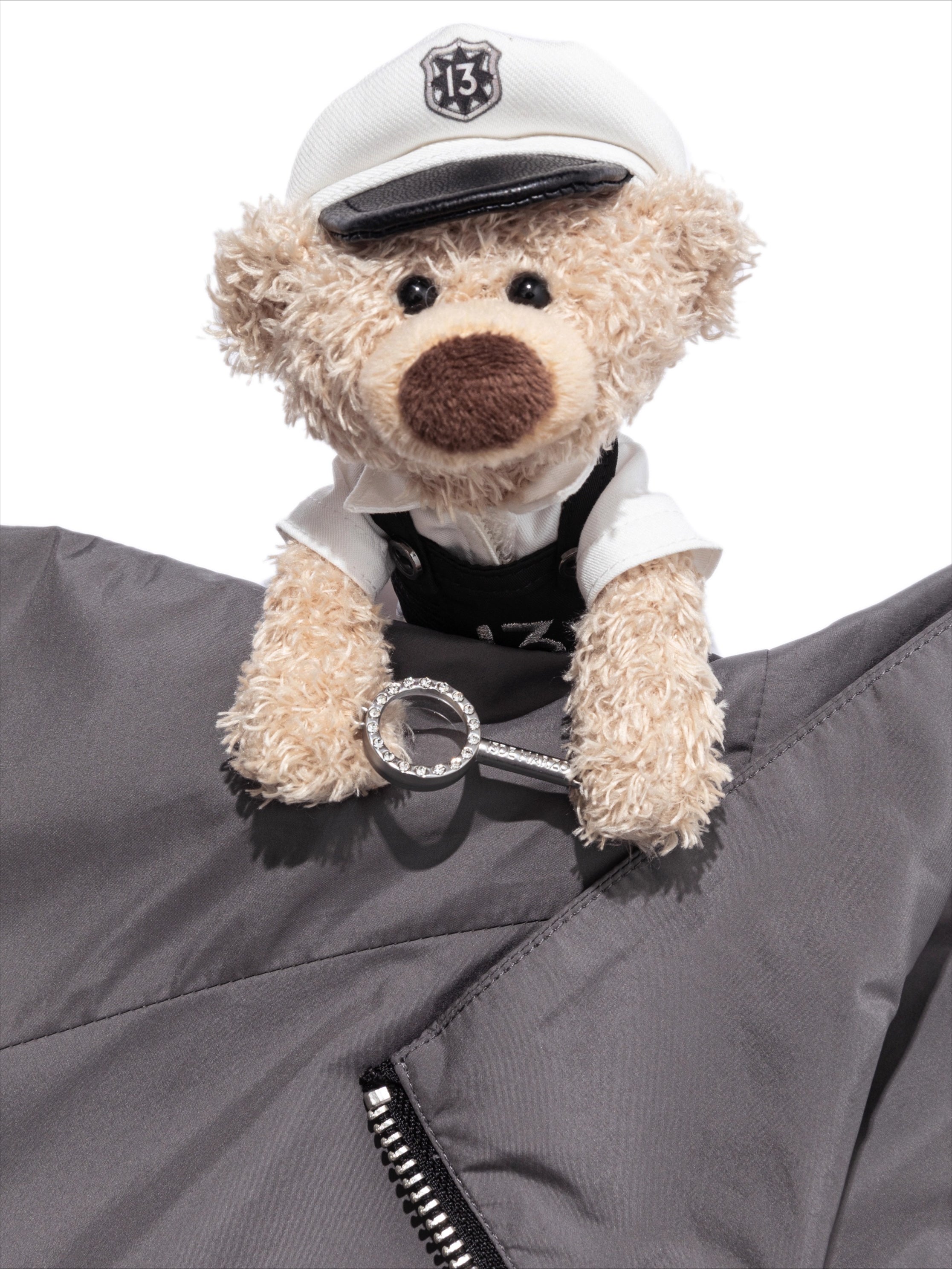 Bear Sheriff Retro Collar Track Jacket