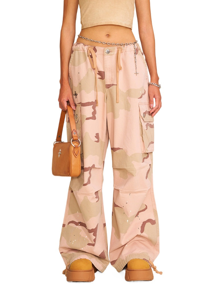 Compass Retro Camo Para Pants Desert Camouflage - CHINASQUAD