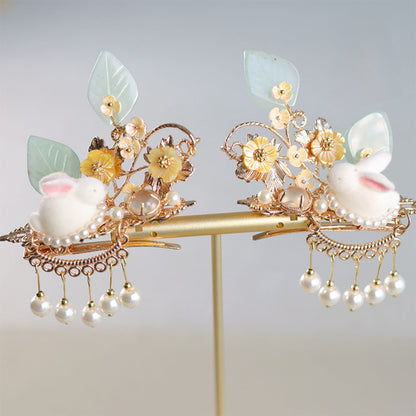 Laurel Rabbit Hanfu Hairpin