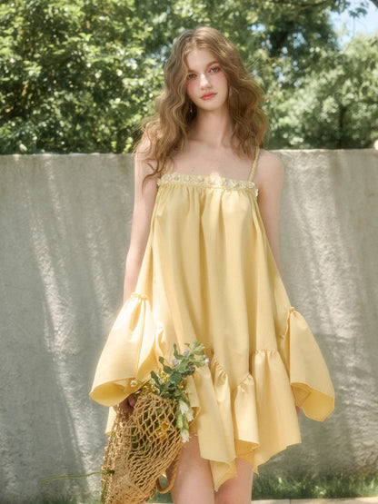Light Yellow Vacation Sundress