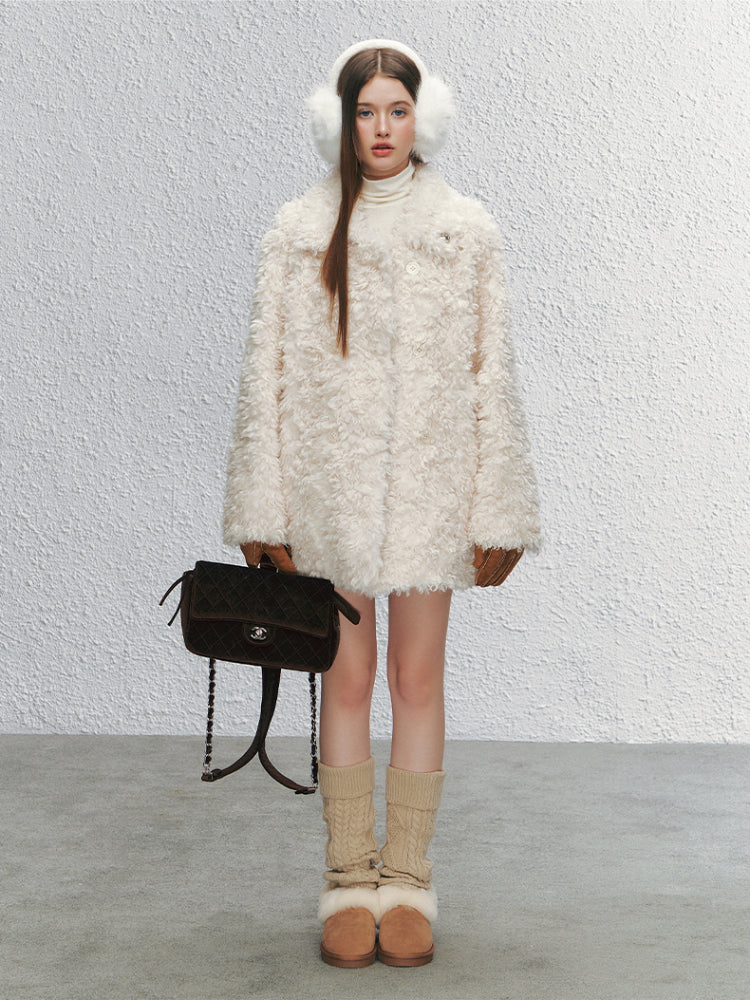 Eco-friendly Fur Lined Fur Coat