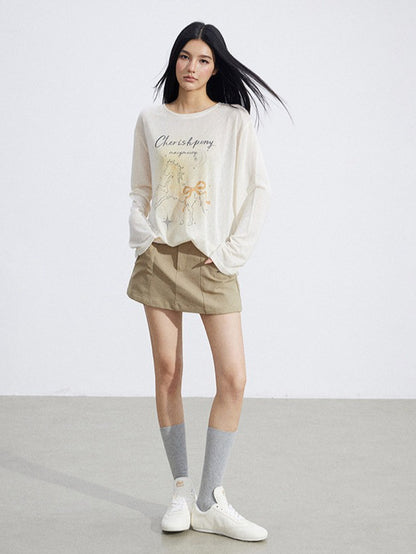 Sun-Protective Lightweight Long Sleeve T-Shirt