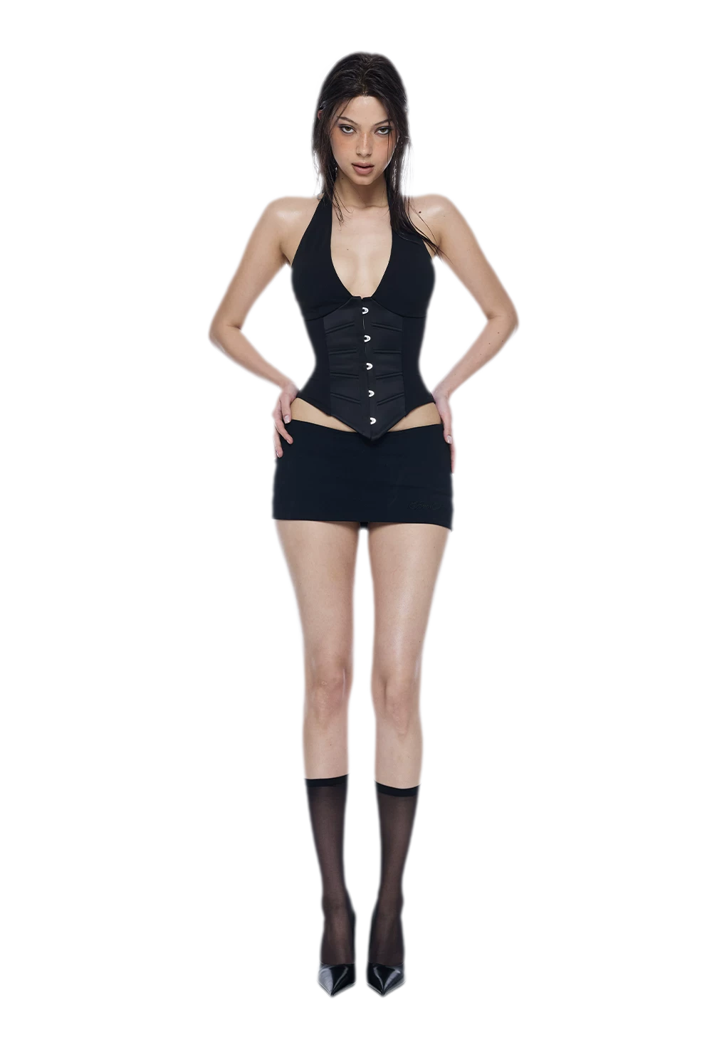 Structured Bustier Mini Skirt