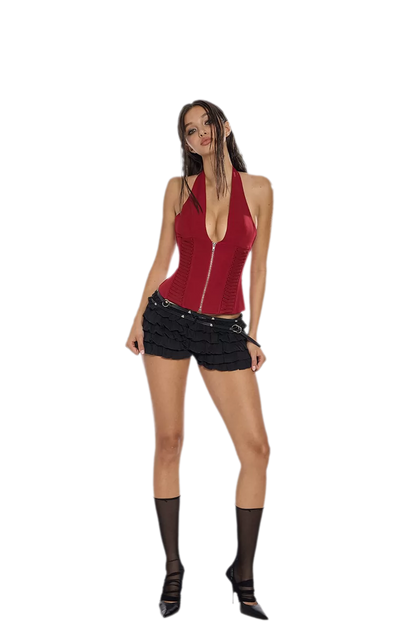 Ballet Layered Ruffle Shorts