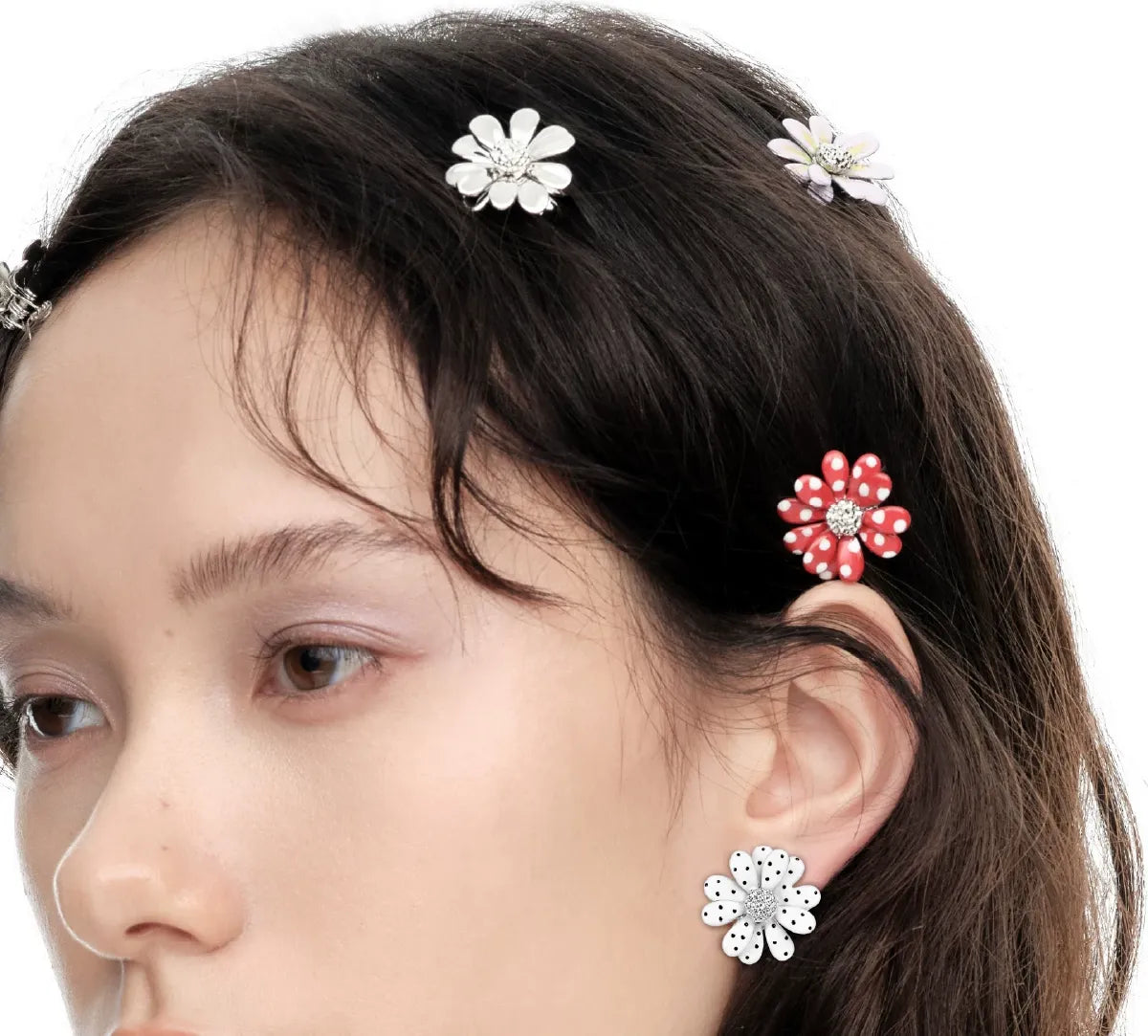 Daisy Flower Stud Earrings