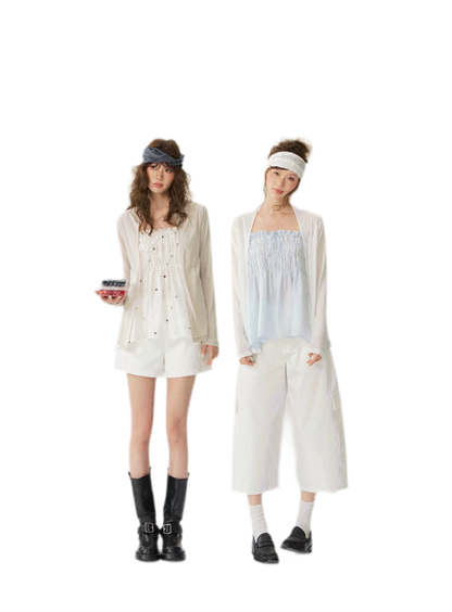 Lazy Cooling Open Cardigan