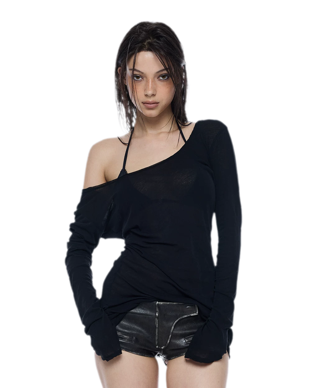 Sheer Off-Shoulder Top