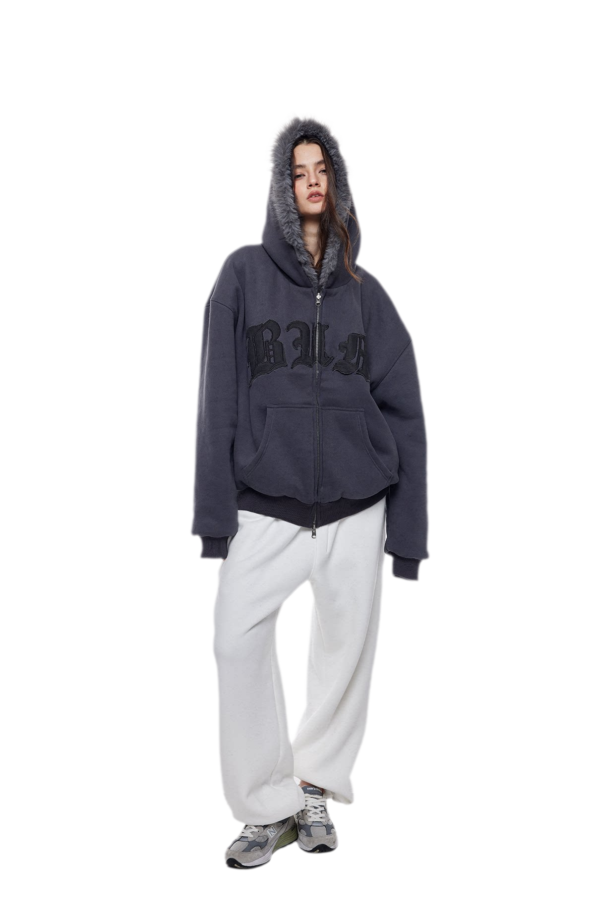 Reversible Faux Fur Hoodie