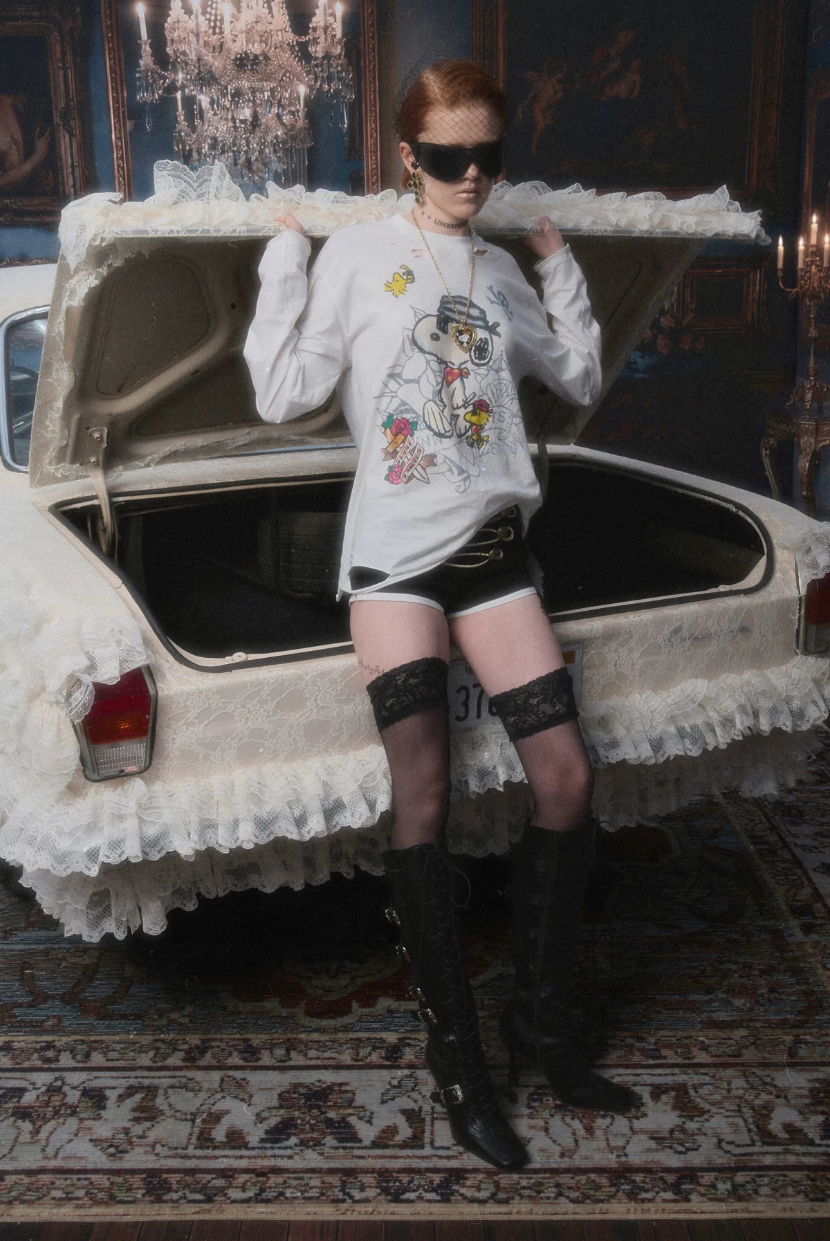 Vintage Washed Print T-Shirt
