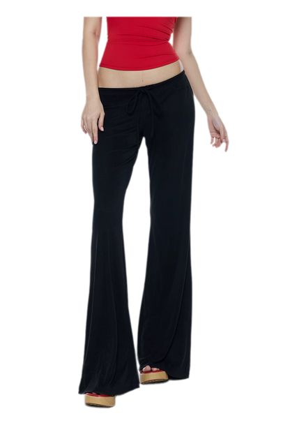 Low-Rise Flare Pants