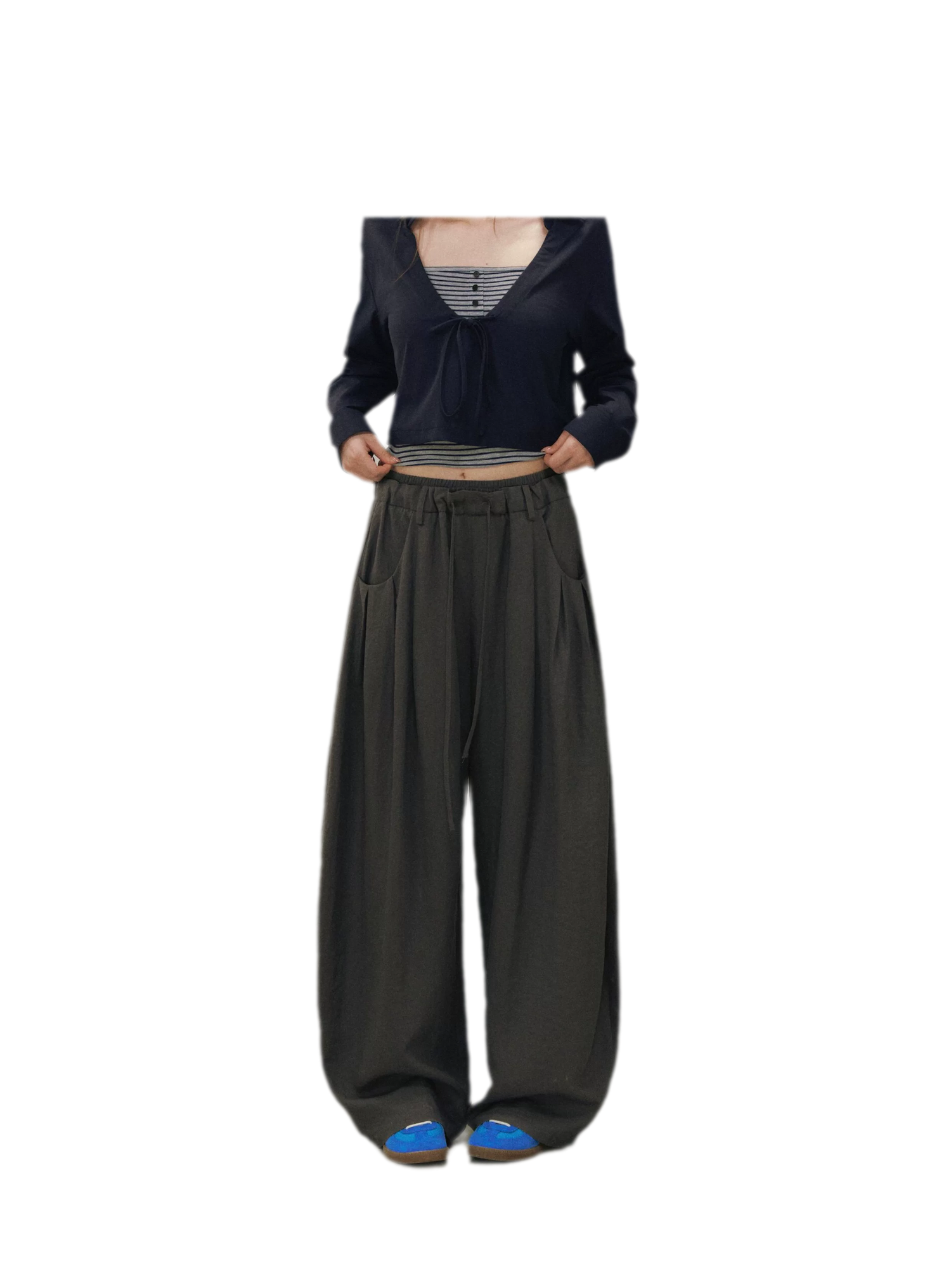 Drawstring Bubble Pants