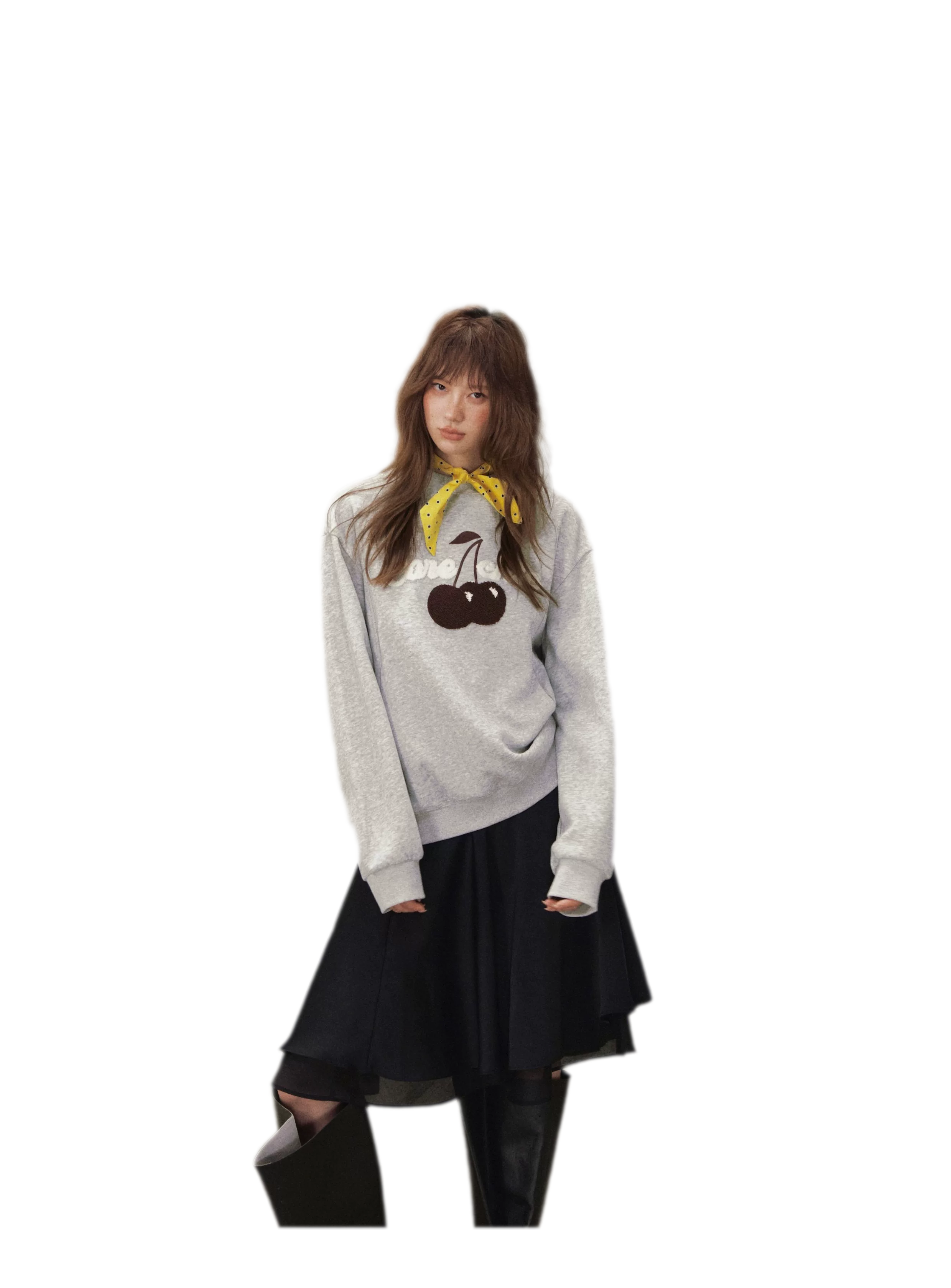 Cherry Letter Sweatshirt