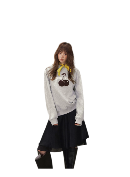 Cherry Letter Sweatshirt