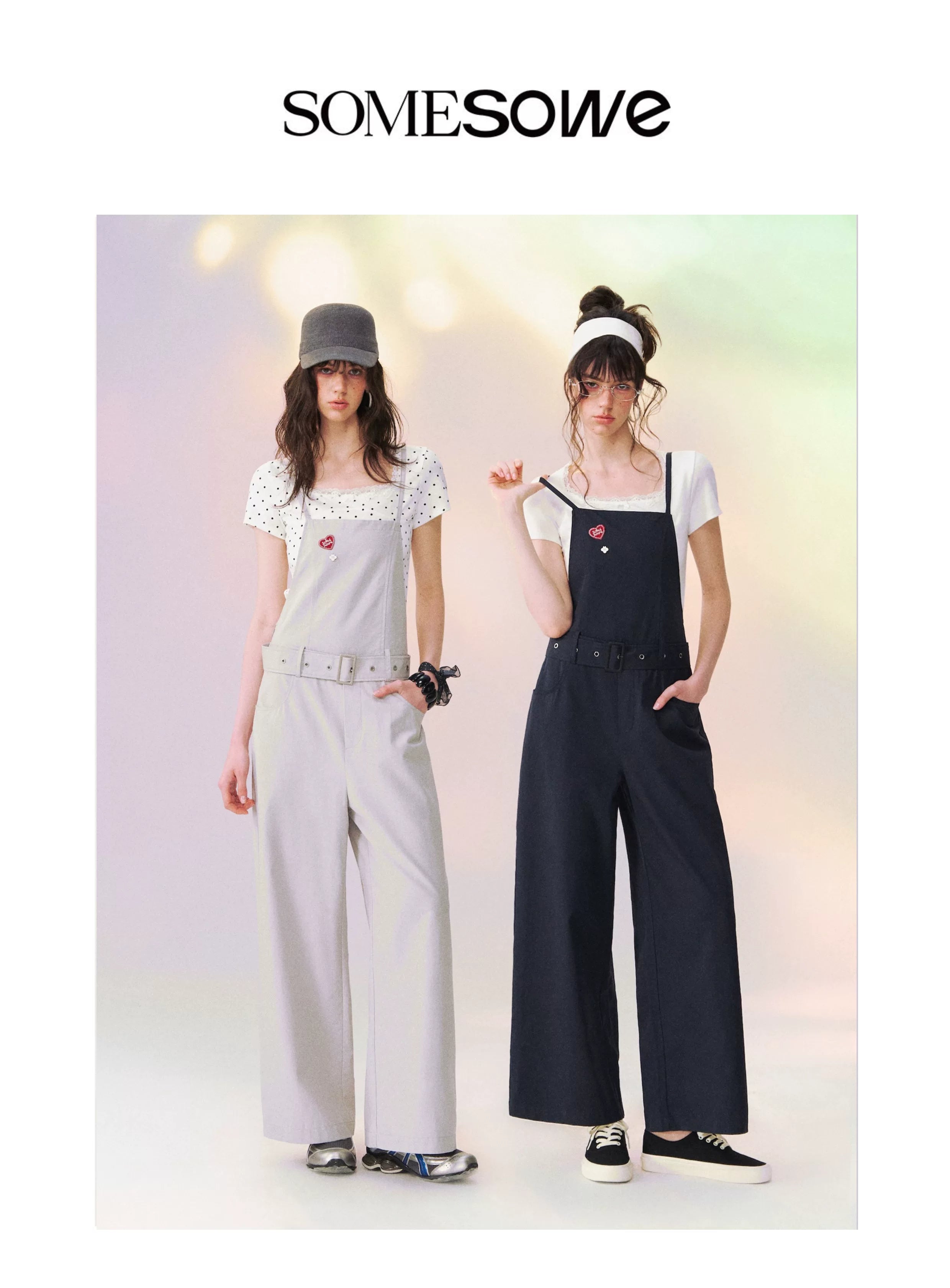Vintage Relaxed Straight-Leg Overalls