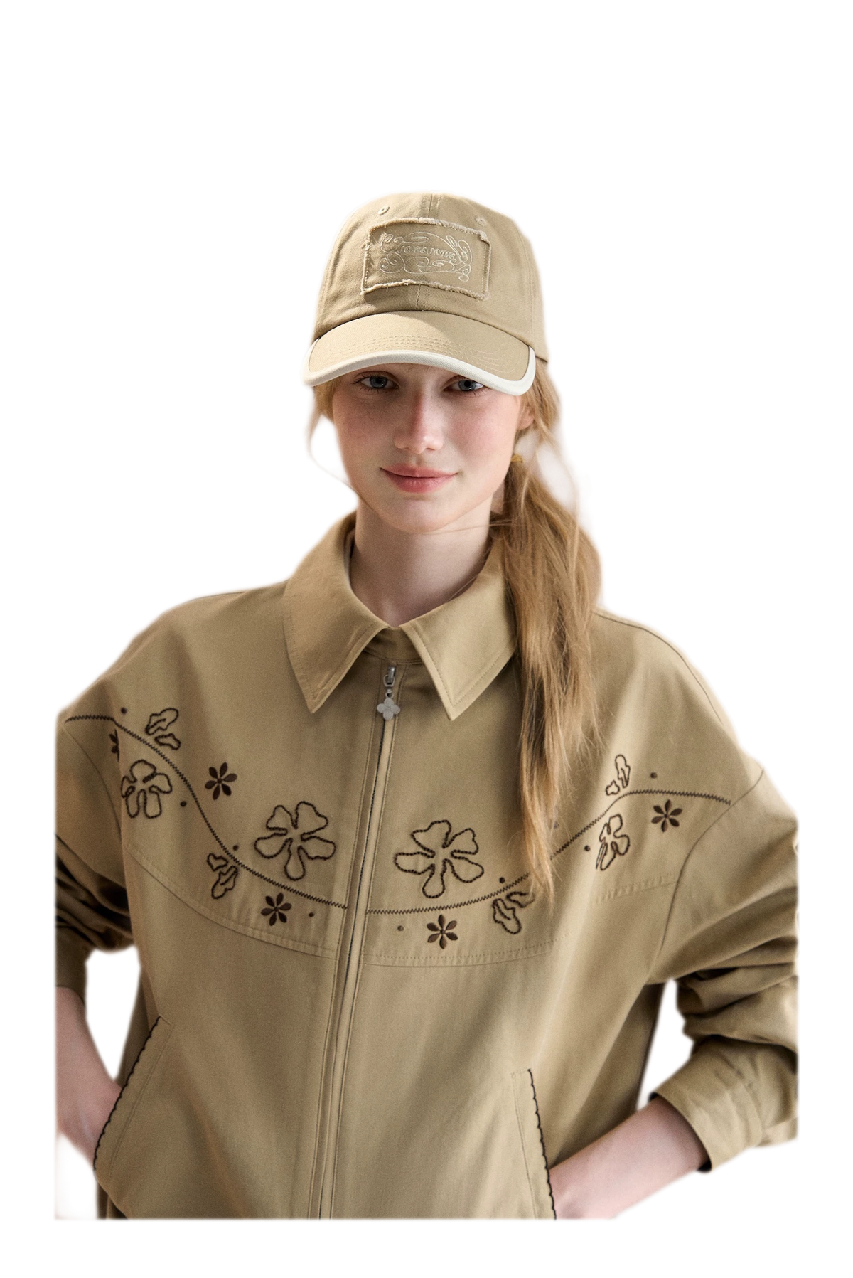 Embroidered Vintage Workwear Jacket