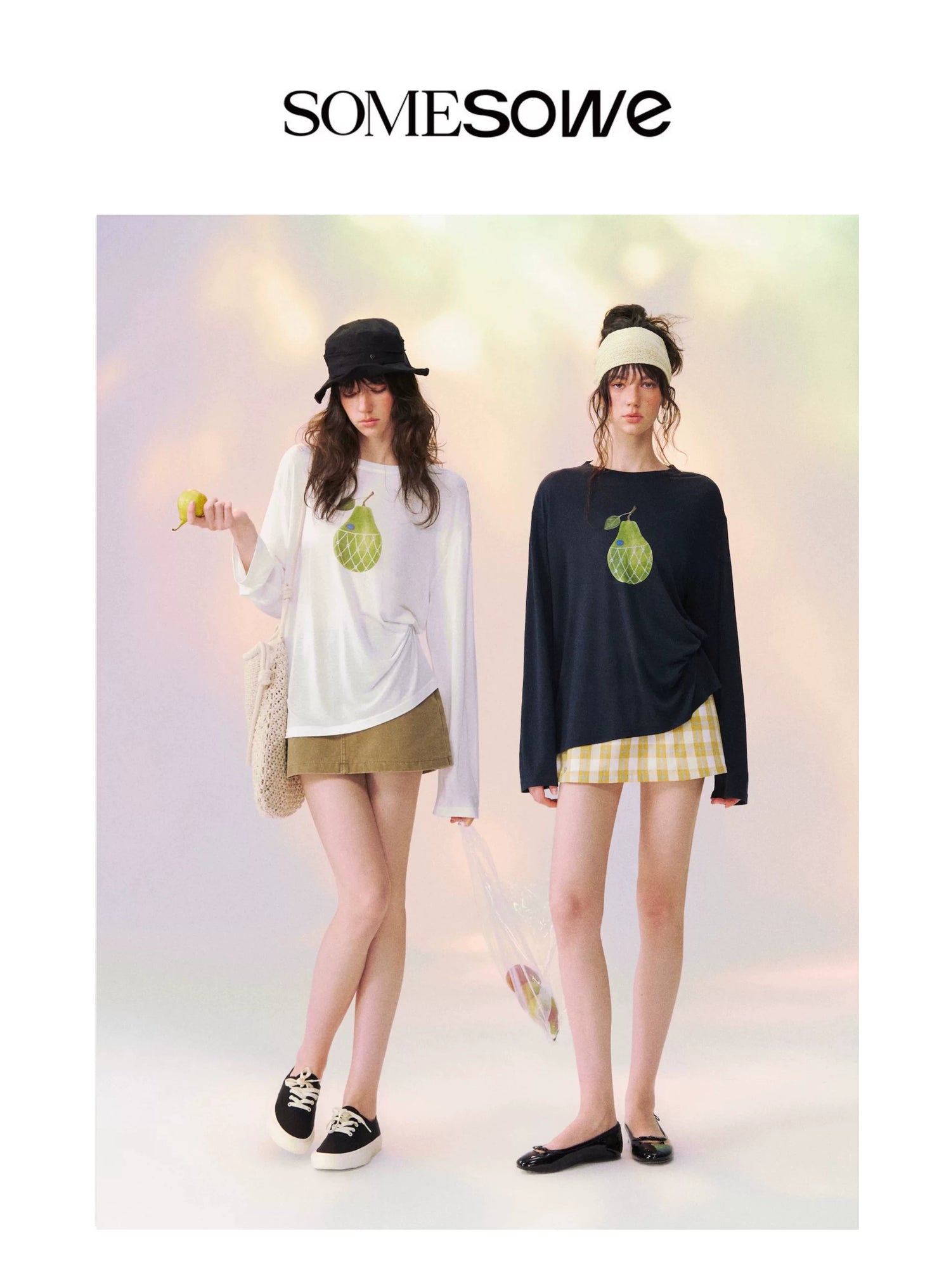 Large Pear Long Sleeve T-shirt