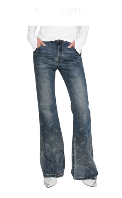 Vintage Logo Flare Jeans
