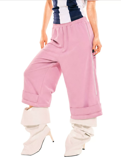 24ANS x UWA Wide-Leg Cropped Pants