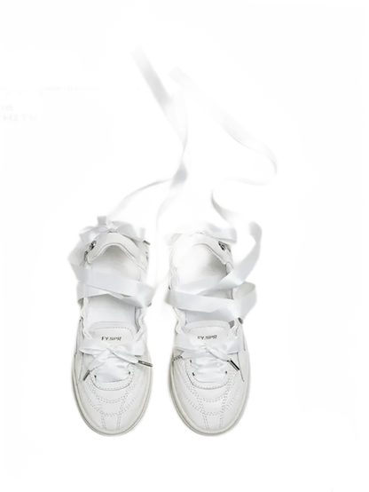 Ballet Ribbon Tie Shoes