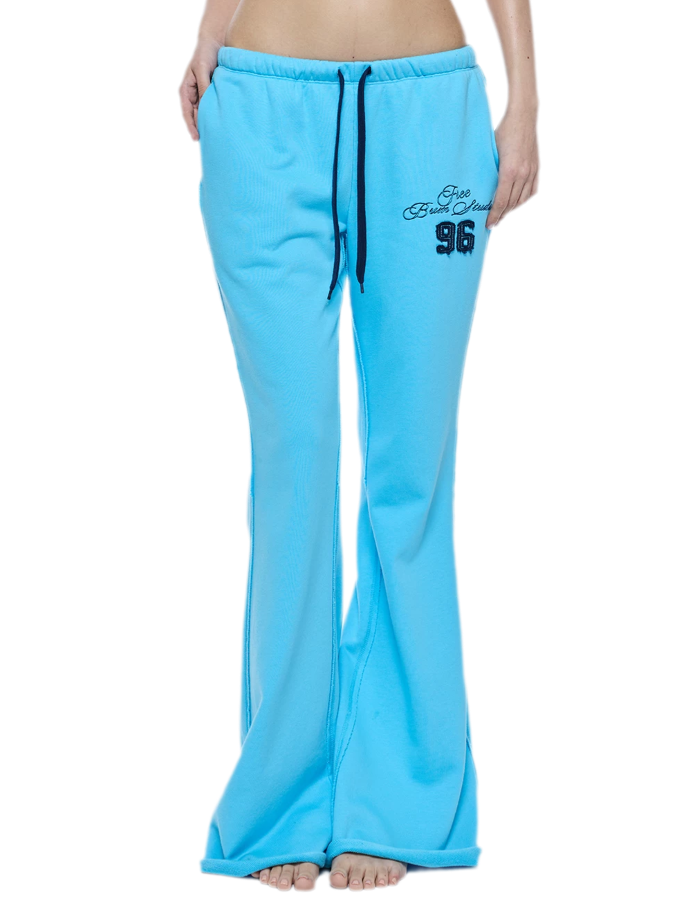 Blue Flare Sport Pants