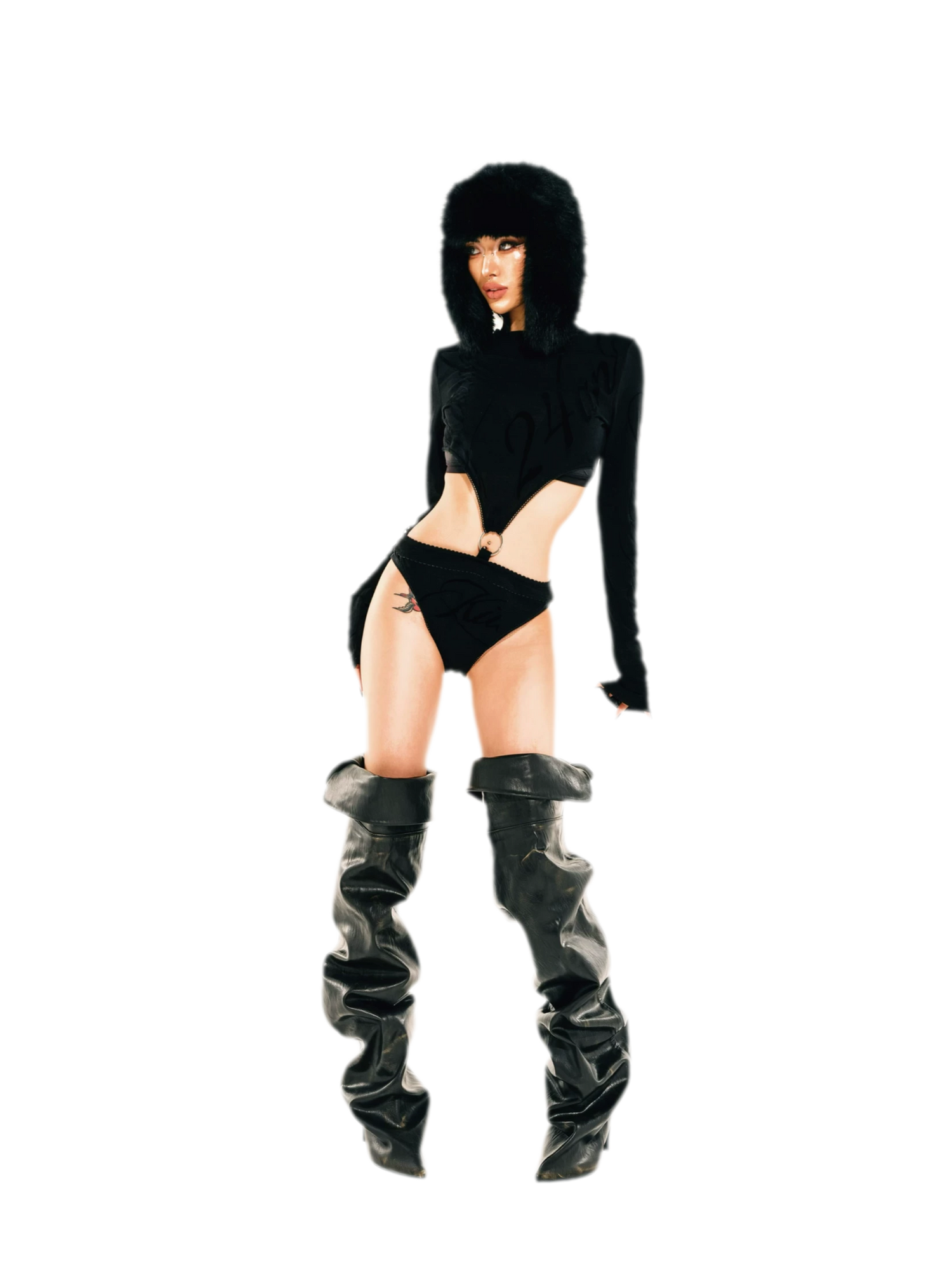 Pointed Toe Slouch Boots