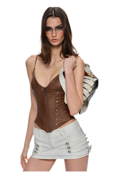 Cotton Utility Fitted Skort
