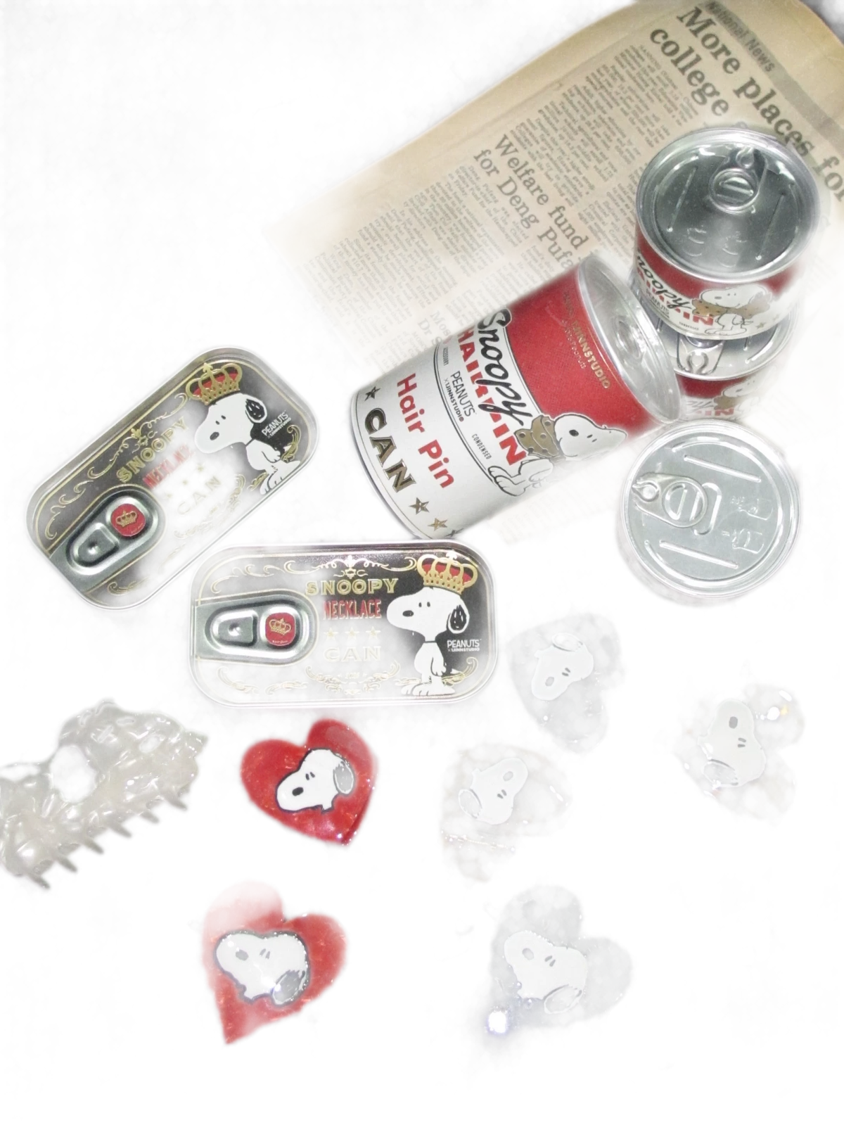 Acetate Snoopy Hair Accessories