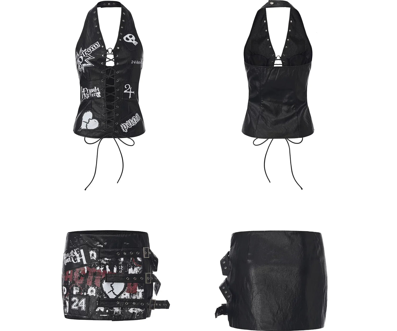 Punk Halter Set