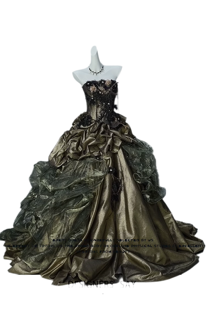Heavy Embellished Ball Gown